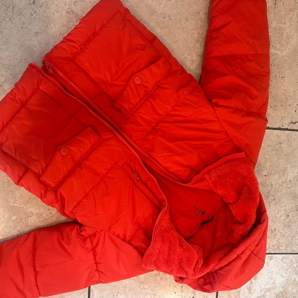 all in motion Bright Red Women's Puffer Jacket with Hood